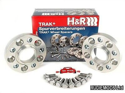 H&R 20mm Hubcentric Wheels Spacers Mercedes C Class W204 2007 on 5x112 66.5