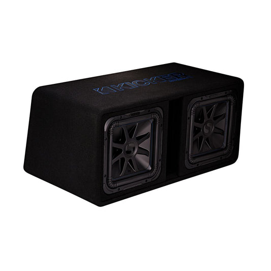 Kicker Solo-Baric L7 Dual 12" Ported Loaded Enclosure - 2 Ohm KA44DL7S122