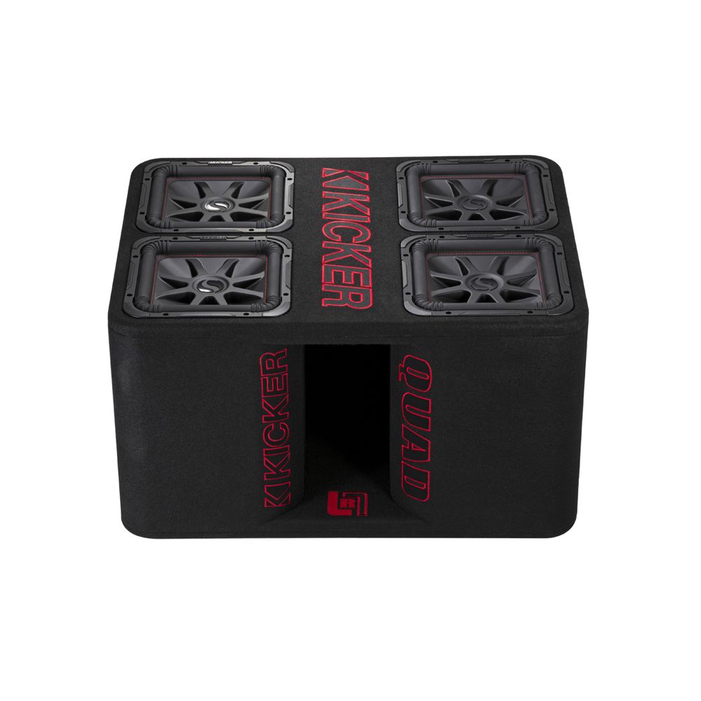 Kicker L7R Quad 12" Loaded Enclosure - Dual 2 Ohm KA47QL7R12