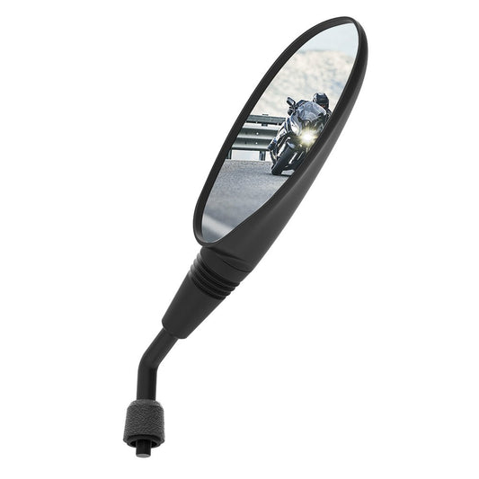 Oval Motorcycle Handle bar mounted Mirror Glass 10mm Oxford left and right