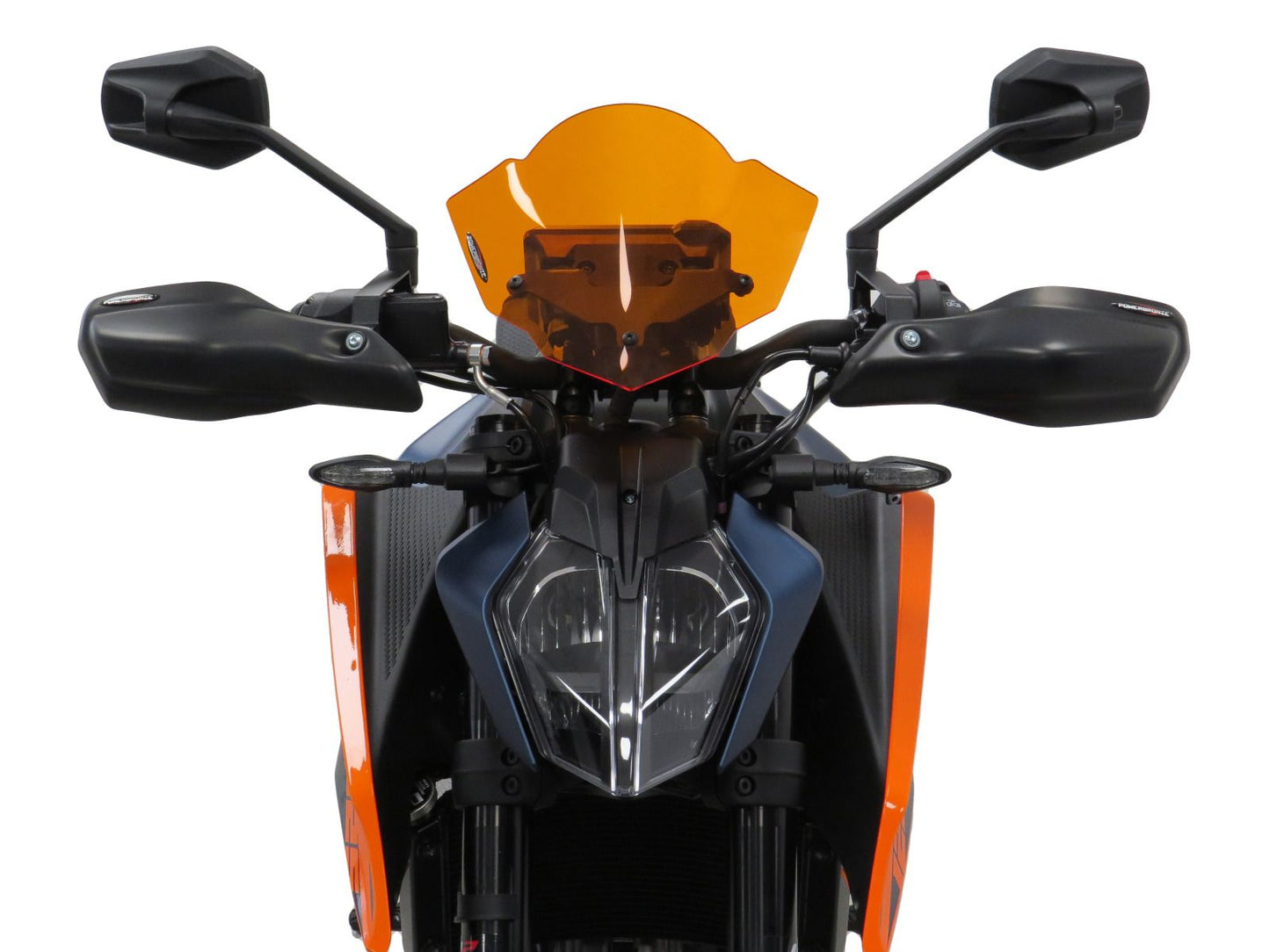 Hand Knuckle Leaver Guards Bar Ends Weather Deflectors KTM 125, 250, 390 DUKE