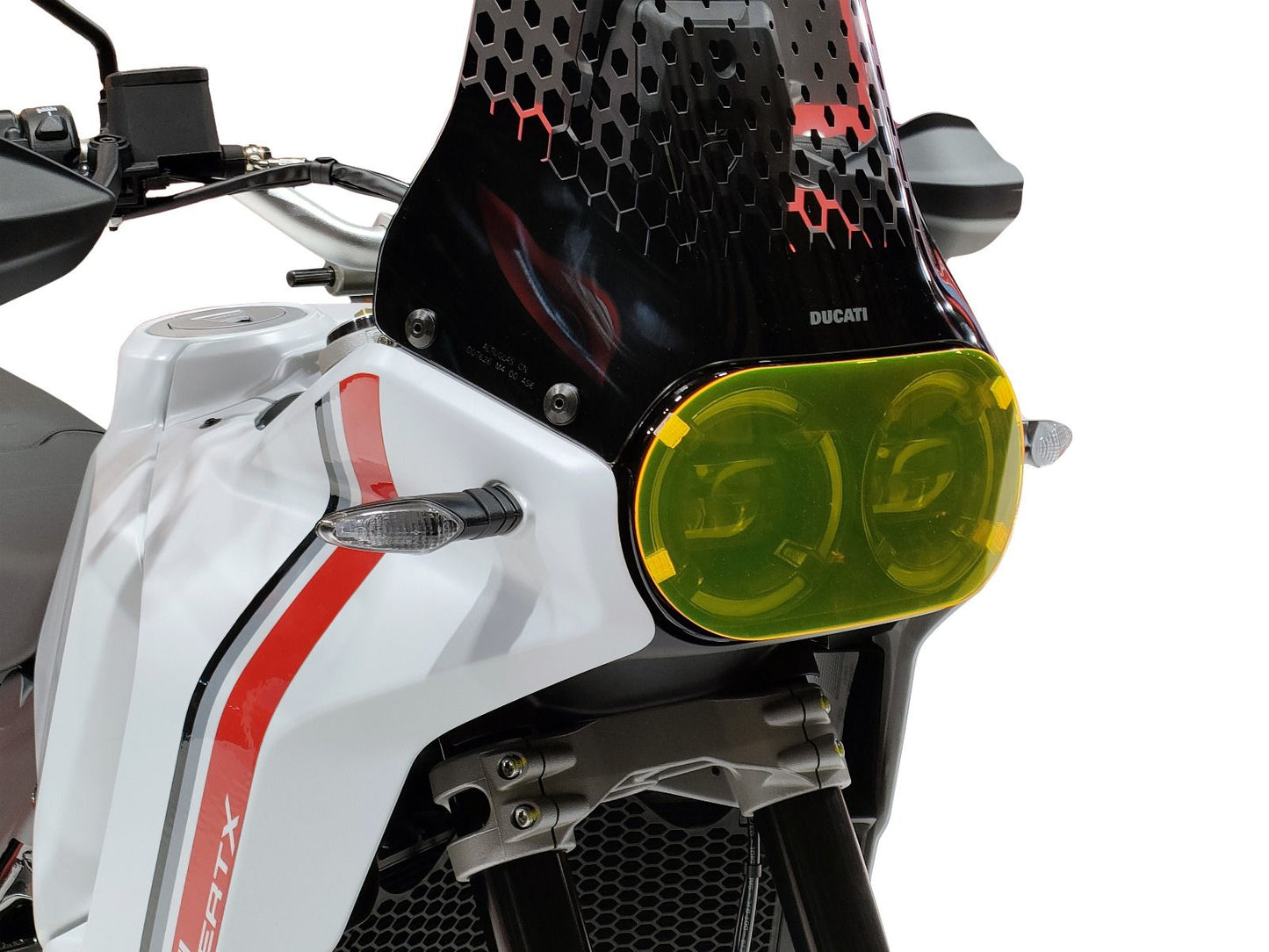 HEADLIGHT LENS PROTECTORS DUCATI ,DESERTX, DESERTX RALLY 3M™ Dual Lock™