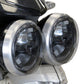 HEADLIGHT LENS PROTECTORS TRIUMPH ROCKET 3 R, ROCKET 3 GT,