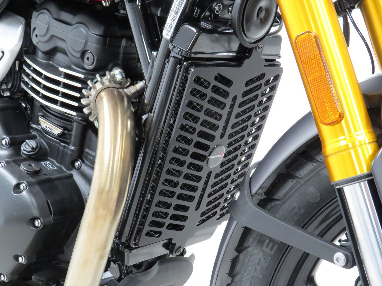 Cooler Grill Radiator Guard (PLASTIC) TRIUMPH SCRAMBLER 400 X, SPEED 400, 2024