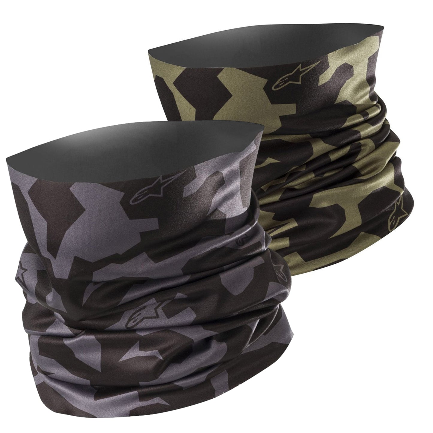 Camo Neck Face Covering lightweight Tube Woven stitched Biker Alpinestars